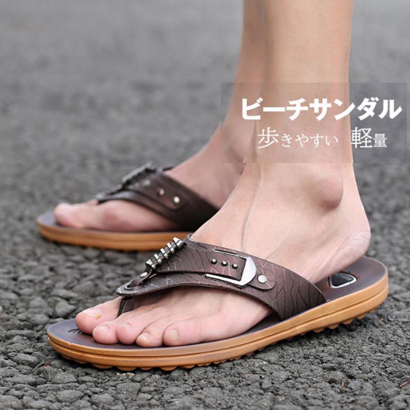 ビーチサンダル メンズ トングサンダル ビーサン 歩きやすい お洒落 軽量 スポーツサンダル 靴 トング アウトドア カジュアルシューズ Hx21jun28ntx17 しろくまstore 通販 Yahoo ショッピング