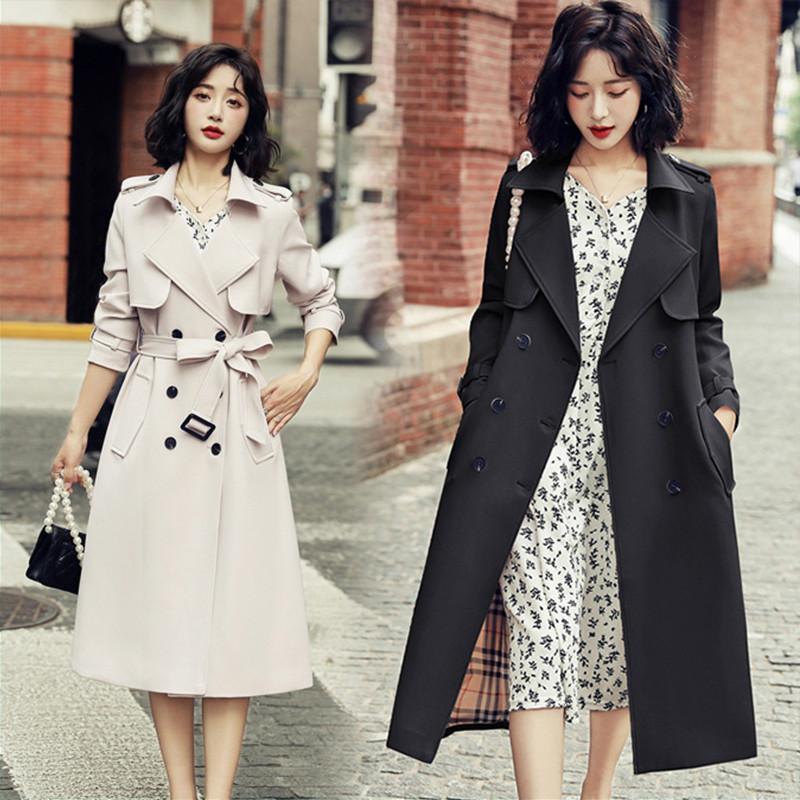 トレンチコート レディース スプリングコート 春服 秋 ロング丈 ベルト付き オシャレ アウター 上品 高級感 韓国風 卒業式 服 母 通勤 Ol Hx22marvfy08 しろくまstore 通販 Yahoo ショッピング
