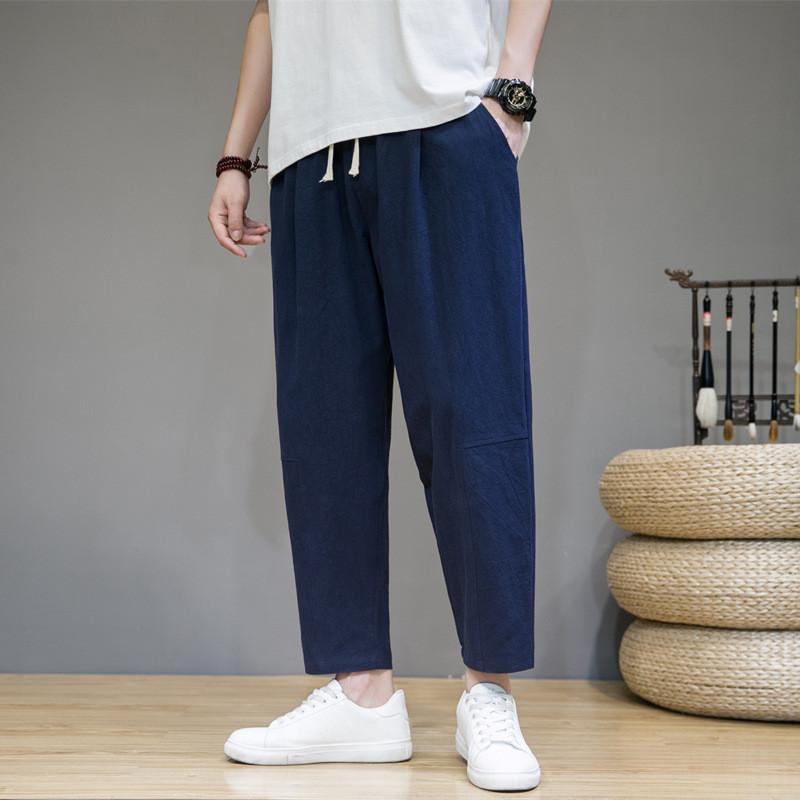 定番の中古商品 一部即日発送 サルエルパンツ メンズ ズボン 涼しい 夏用 ワイドパンツ アンクルパンツ ゆったり テーパード 9分丈 ボトムス ストレッチ おしゃれ 軽快 春 夏 Aynaelda Com