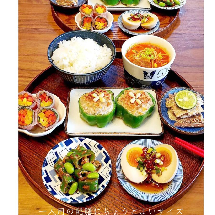 丸盆 2枚セット 木製トレー 丸型 丸 お盆 おしゃれ 木製 カフェ