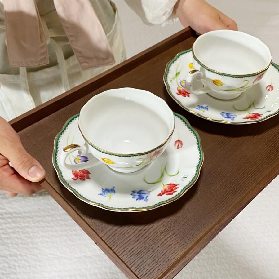 お得な2枚セット】木製トレー カフェトレー 長方形 トレイ 木のトレー