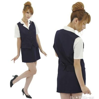 コスプレ ミニスカ コスチューム タイトスカート ミニスカ OL 制服 衣装 コスプレ衣装 コス セクシー A0420NB  仮装｜siruday