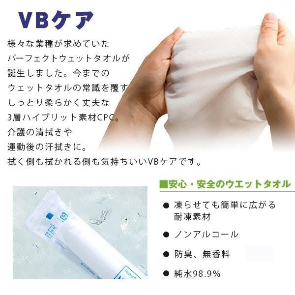 紙おしぼり VBケア ウエットタオル ボディタオル 抗ウイルス 抗菌 防臭 Body Towel B60 300本入り 透明 クリア 個包装｜siruday｜02