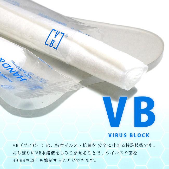 ハンドタオル ボディタオル 使い捨て 紙おしぼり VBケア ウエットタオル 抗ウイルス 抗菌 防臭 Body Towel B60 300本入り 透明 クリア 個包装_4