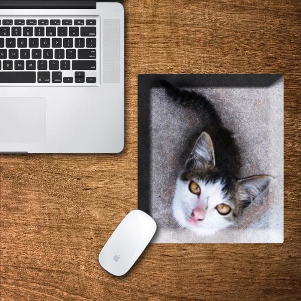 マウス パッド シール トリックアート シリーズ 猫 3d オーダーメイド 壁紙 賃貸 装飾 ウォールデコ 送料無料 はがせる 壁紙シール 防水 B シルキーウォールステッカー専門店 通販 Yahoo ショッピング