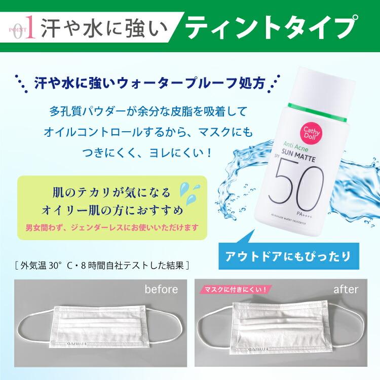 Cathy Doll（キャシードール） 日焼け止め サンマット SPF50+ UVカット