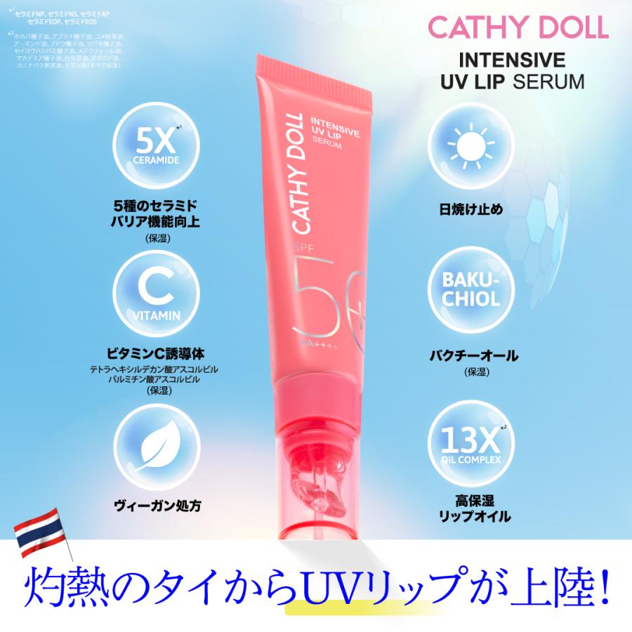 インテンシブUV リップセラム」Cathy Doll キャシードール リップ