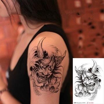貼るtatoo 般若と蓮 防水防汗で長持ち 日本未発売デザイン タトゥーシール 大きい サイズ メール便配送 海 タトゥシール タトゥー シール Tatoo 入 Tt 009 シルキーウォールステッカー専門店 通販 Yahoo ショッピング
