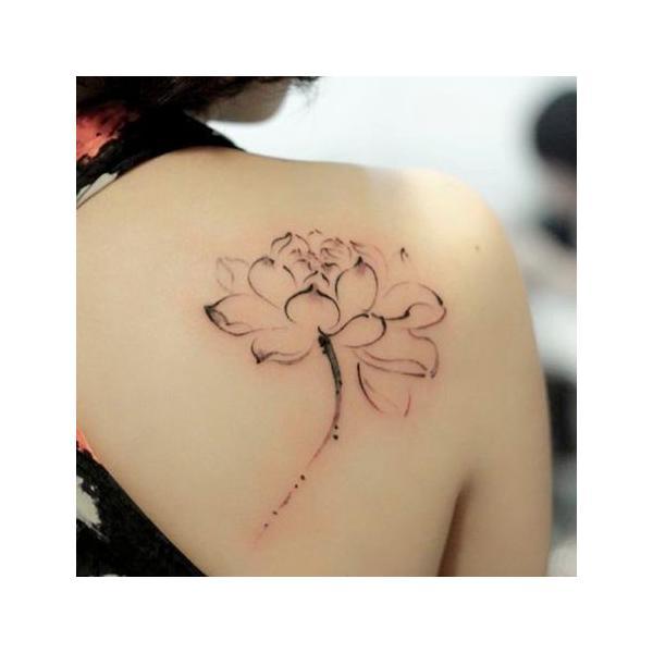 貼るtatoo 蓮 ｔｔ 024 防水防汗で長持ち 日本未発売デザイン タトゥーシール 大きい サイズ メール便配送 タトゥシール タトゥー シール Tatoo 入れ Tt 024 シルキーウォールステッカー専門店 通販 Yahoo ショッピング