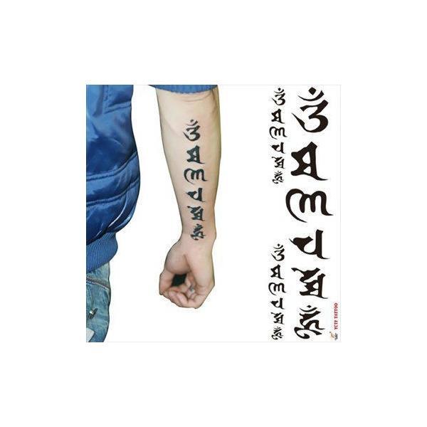 貼るtatoo 文字 防水防汗で長持ち 日本未発売デザイン タトゥーシール 大きい サイズ メール便配送 未使用品 ボデ タトゥー タトゥシール シール 入れ墨 Tatoo