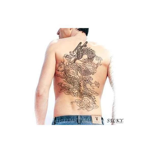 貼るtatoo Tt 315 防水防汗で長持ち 日本未発売デザイン タトゥーシール 大きい サイズ ドラゴン モノクロ メール便配送 海 タトゥシール タトゥー Tt 315 シルキーウォールステッカー専門店 通販 Yahoo ショッピング
