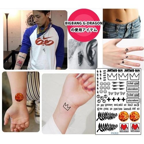 G-DRAGON Übermensch シルバーリング タトゥーシール ジヨン G-DRAGON Übermensch シルバーリング タトゥーシール ジヨン
