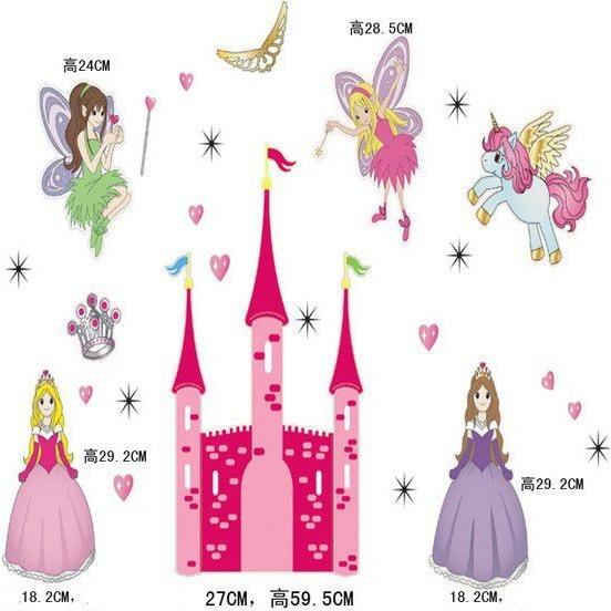 ラブリープリンセス ウォールステッカー ウォール ステッカー シール 北欧 激安 自然 はがせる 壁紙 子供にも安心 人 姫 城 Ws 167 シルキーウォールステッカー専門店 通販 Yahoo ショッピング