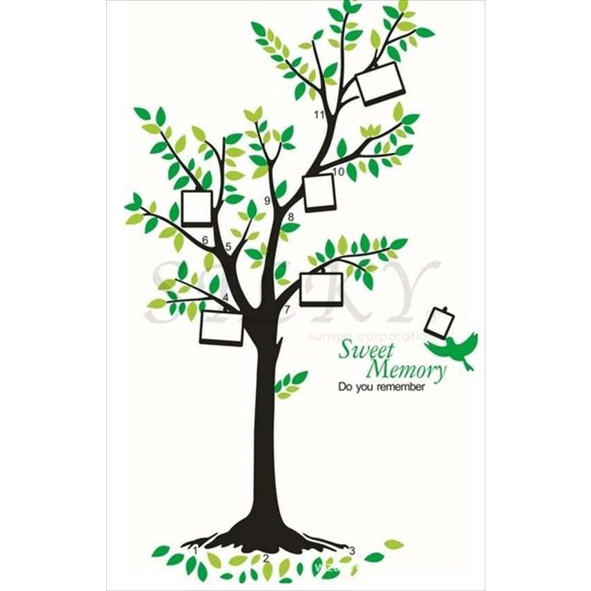 メッセージカードと鳥 ウォールステッカー ウォール ステッカー シール 北欧 はがせる 壁紙 子供にも安心 木 植物 鳥フォトフレーム はがせる壁紙 貼って Ws 176 シルキーウォールステッカー専門店 通販 Yahoo ショッピング