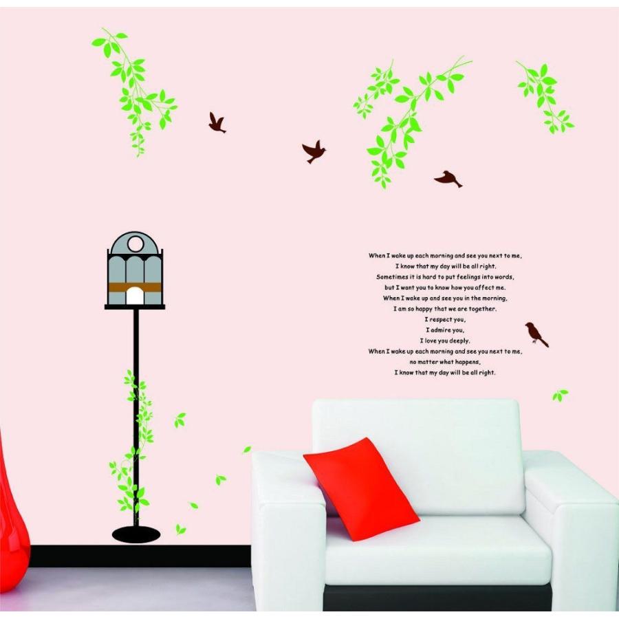 グリーンポール ウォールステッカー ウォール ステッカー シール 北欧 はがせる 壁紙 子供にも安心 キッズ 木 小鳥 はがせる壁紙 貼ってはがせる 壁紙 壁 Ws 0 シルキーウォールステッカー専門店 通販 Yahoo ショッピング