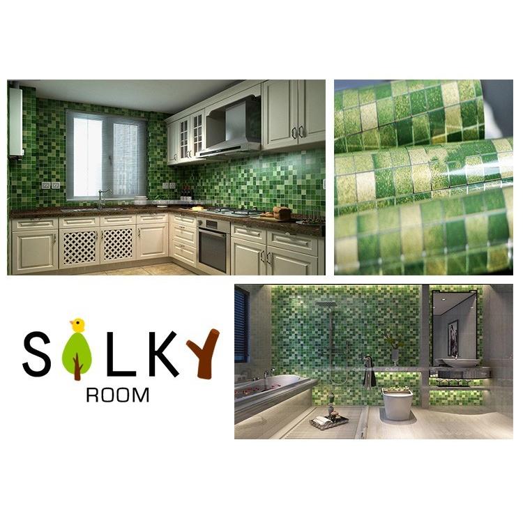 徳用2m モザイクタイルキッチン 選べる7色 2m 45cm 油汚れ防止 キッチン 台所 気分転換 ウォールステッカー ウォール ステッカー シール 北欧 激安 Ws 60 シルキーウォールステッカー専門店 通販 Yahoo ショッピング