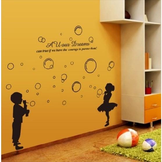 シャボン玉 ウォールステッカー ウォール ステッカー シール 北欧 自然 はがせる 壁紙 子供にも安心 Ws 8 シルキーウォールステッカー専門店 通販 Yahoo ショッピング