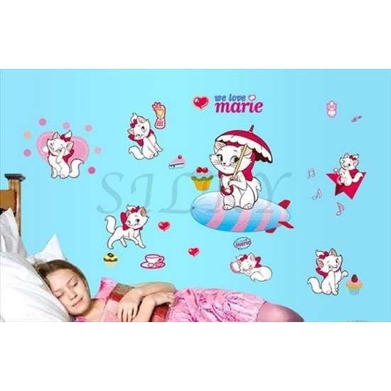Silkyroom おしゃれキャット マリー ウォールステッカー ウォール ステッカー シール 北欧 激安 はがせる 壁紙 猫 ディズニー 子供部屋 ウオール キッズ Ws 373 シルキーウォールステッカー専門店 通販 Yahoo ショッピング