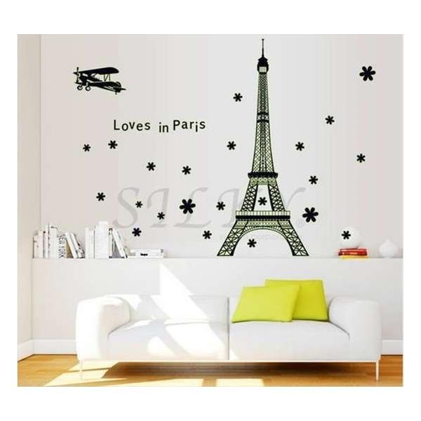 ついに再販開始 夜光loves In Paris ウォールステッカー ウォール ステッカー シール 北欧 はがせる 壁紙 送料無料パリ モノクロ エッフェルタワー 夜光 Cisama Sc Gov Br