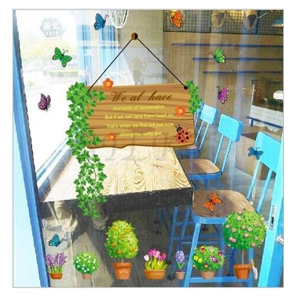 Welcome To Garden ウォールステッカー ウォール ステッカー シール 北欧 自然 壁紙 花 植物 カラフル はがせる壁紙 壁 窓 キッチン お風呂 浴室 トイレ Ws 510 シルキーウォールステッカー専門店 通販 Yahoo ショッピング