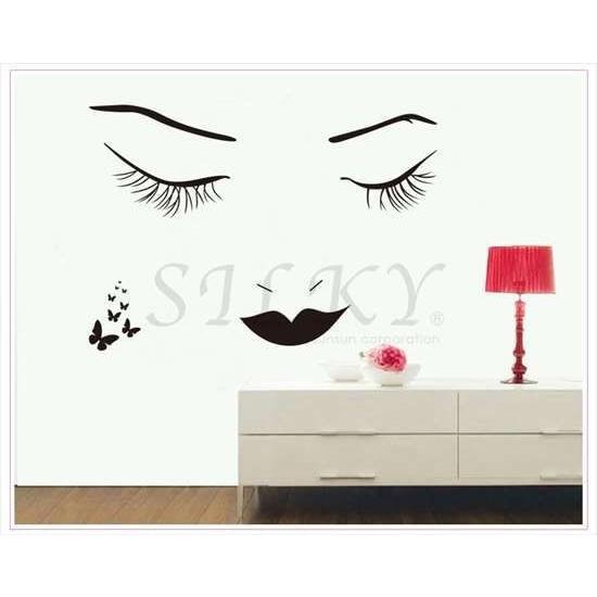 モノトーンレディ ウォールステッカー ウォール ステッカー シール 北欧 自然 はがせる 壁紙 子供にも安心 モノクロ 人 蝶 インテリアシール新 Ws 548 シルキーウォールステッカー専門店 通販 Yahoo ショッピング