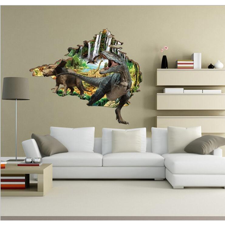 Silkyroom ウォールステッカー 恐竜 Ws 923 トリックアート ウォール ステッカー ポスター はがせる 壁紙 子供にも安心 恐竜 送料無料 Ws 923 シルキーウォールステッカー専門店 通販 Yahoo ショッピング