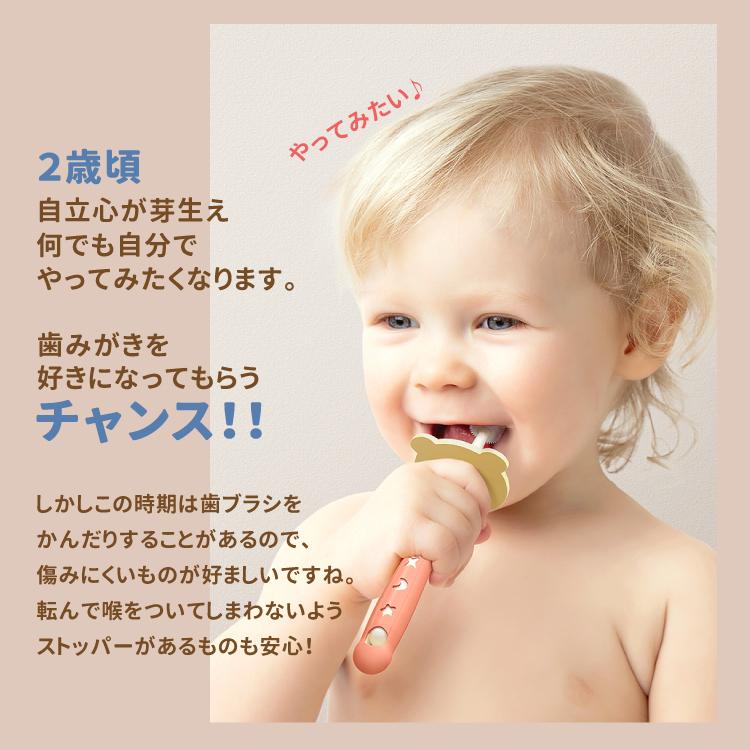 選べる2本セット 歯ブラシ 子供用 360度 やわらかめ 歯ブラシ 乳幼児 子ども 柔らか 歯磨き 子供 おすすめ 多毛 ブラシ かわいい プレゼント ギフト 出産祝い Zk Brush 360 2set シルキーウォールステッカー専門店 通販 Yahoo ショッピング