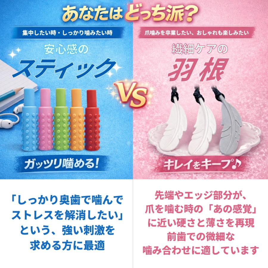 噛み噛みネックレス 子ども用 3個／6個セット 歯固め・爪噛み防止