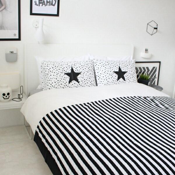 タオルケット 北欧 タオルケットシマシマ　ボーダー モノトーンタオルケット