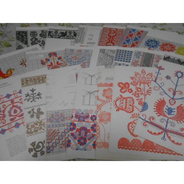 ハンガリー刺繍 図案集 東欧のクロスステッチ 古書 ハンガリー多民族の