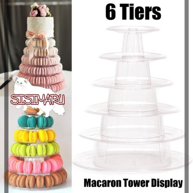 マカロンタワー 6段 結婚式 パーティ クリア マカロンスタンド Diy Ma 獅子丸堂 通販 Yahoo ショッピング