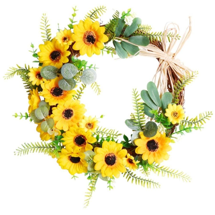 初回限定お試し価格 リース 花 玄関 インテリア 人工 結婚式 おしゃれ 夏 Aynaelda Com