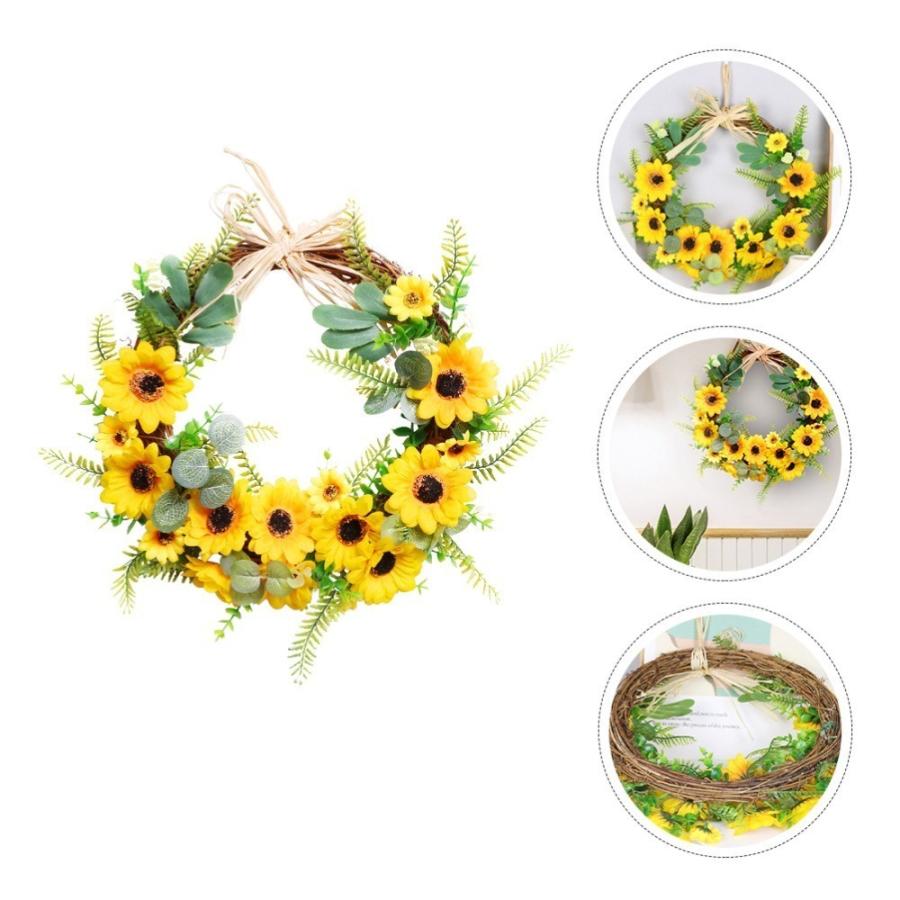 初回限定お試し価格 リース 花 玄関 インテリア 人工 結婚式 おしゃれ 夏 Aynaelda Com