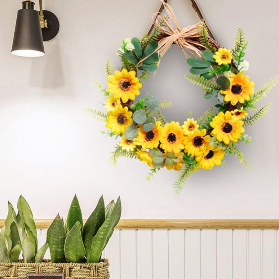 初回限定お試し価格 リース 花 玄関 インテリア 人工 結婚式 おしゃれ 夏 Aynaelda Com