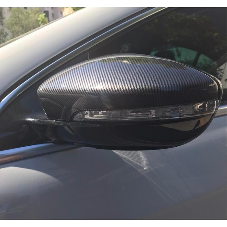 フル交換 カーボンファイバールックリアビュー ミラー フォルクスワーゲン VW ビートル CC EOS PASSAT JETTA　ドアミラー