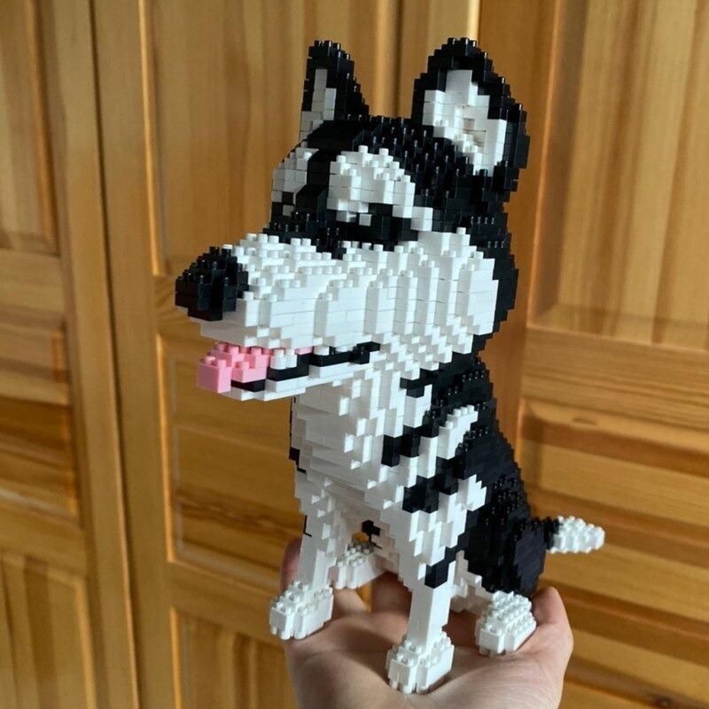 ブロック ミニ 犬 シベリアンハスキー 動物 ３d おもちゃ 趣味 かわいい リアル Na 獅子丸堂 通販 Yahoo ショッピング