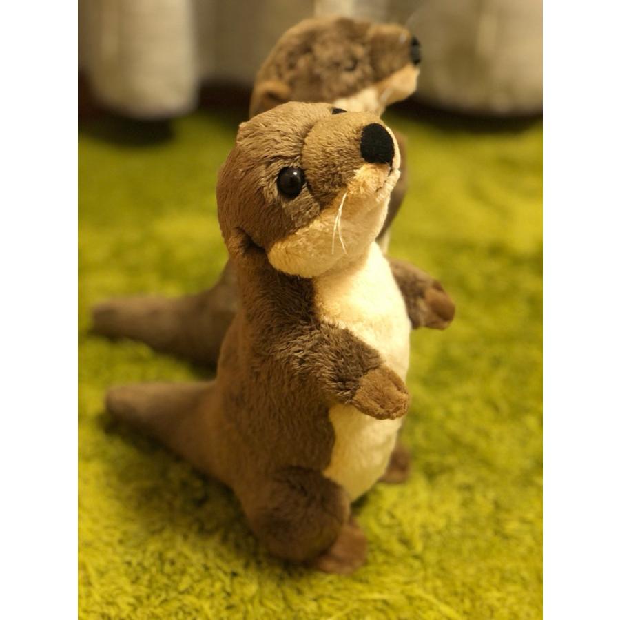 ぬいぐるみ カワウソ 立ちスタイル イタチ 18cm かわいい Na 獅子丸堂 通販 Yahoo ショッピング