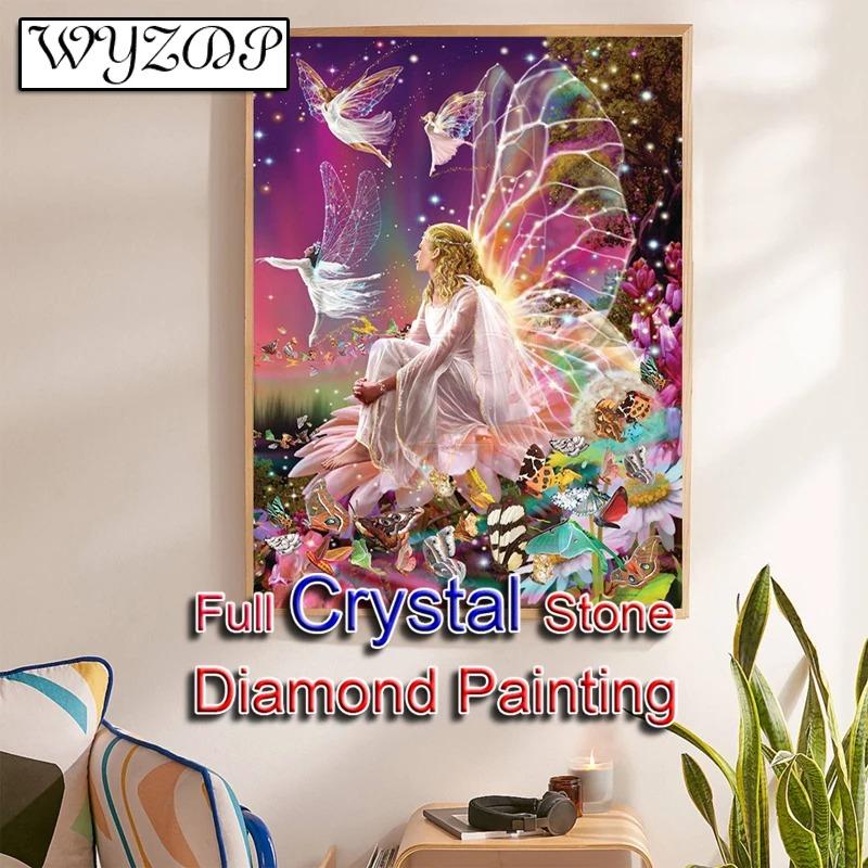 ダイヤモンドアート ダイヤモンド刺繍 ビーズ クリスタル 妖精