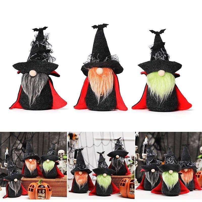ハロウィン ぬいぐるみ 人形 魔法使い ひげ 顔がない 帽子 マント オーナメント Sk 獅子丸堂 通販 Yahoo ショッピング