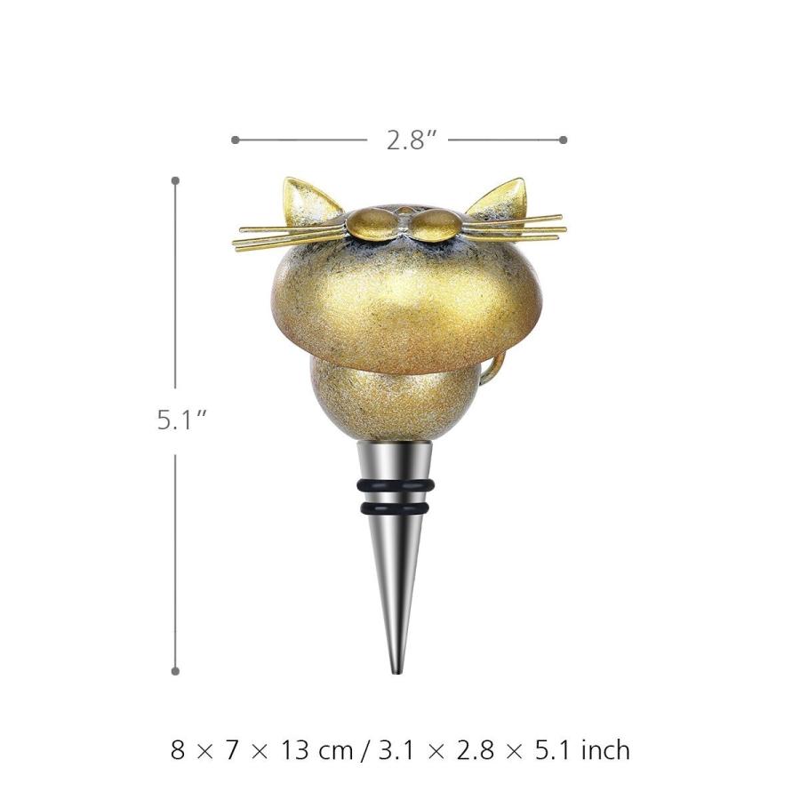 ワイン ストッパー 栓 蓋 キャップ ネコ カエル フクロウ おしゃれ|sisimaru-store|08