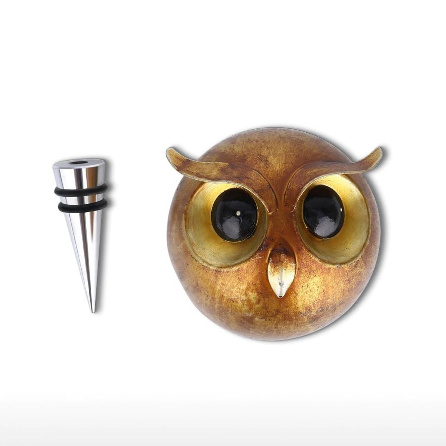 ワイン ストッパー 栓 蓋 キャップ ネコ カエル フクロウ おしゃれ|sisimaru-store|02
