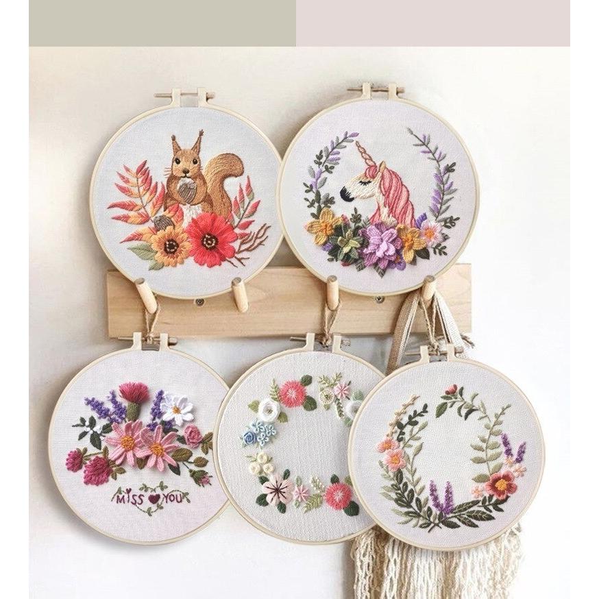 刺繍 クロスステッチ キット 初心者 簡単 Diy リス 花 可愛い Ss 獅子丸堂 通販 Yahoo ショッピング