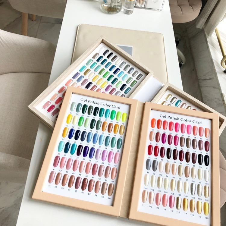 ネイル サロン カラーチャート ブック 160色 レザー おしゃれ Ss 獅子丸堂 通販 Yahoo ショッピング