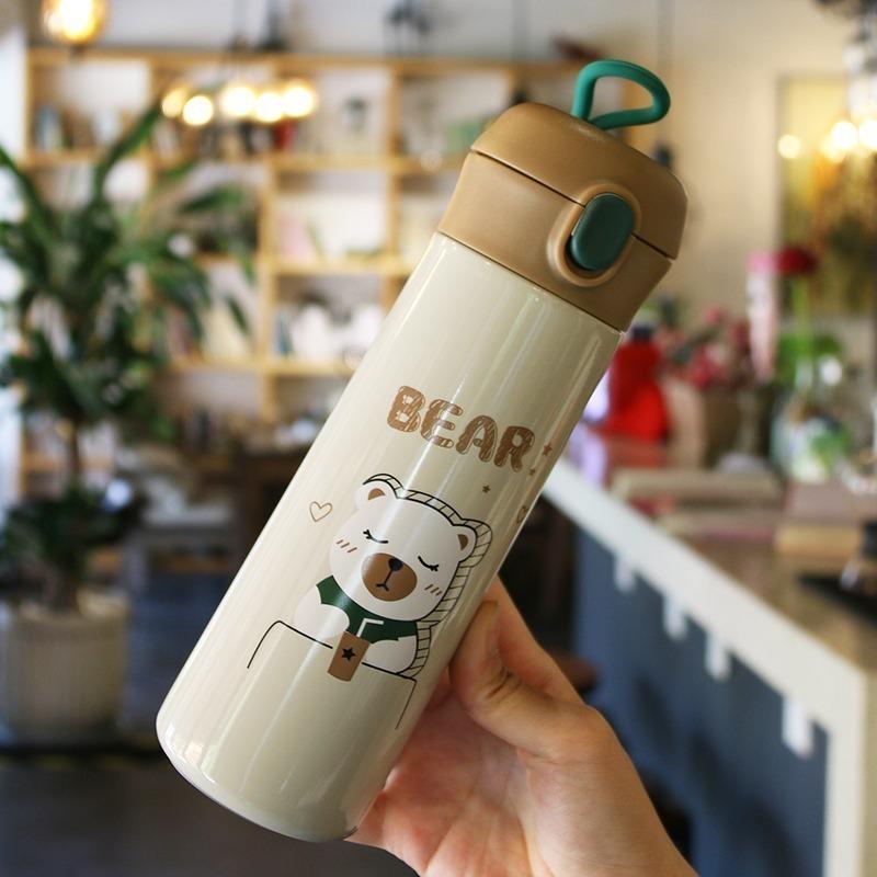 水筒 ボトル 魔法瓶 保温 保冷 500ml クマ 可愛い 子供 ステンレス Ss 獅子丸堂 通販 Yahoo ショッピング