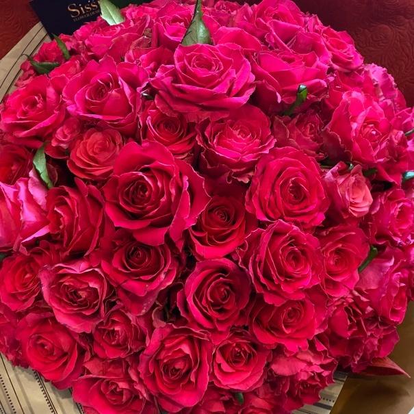 フラワーバレンタイン 赤バラ 100本 誕生日 花 フラワーギフト 結婚祝い クリスマス ホワイトデー プレゼント 送料無料|sissi|05
