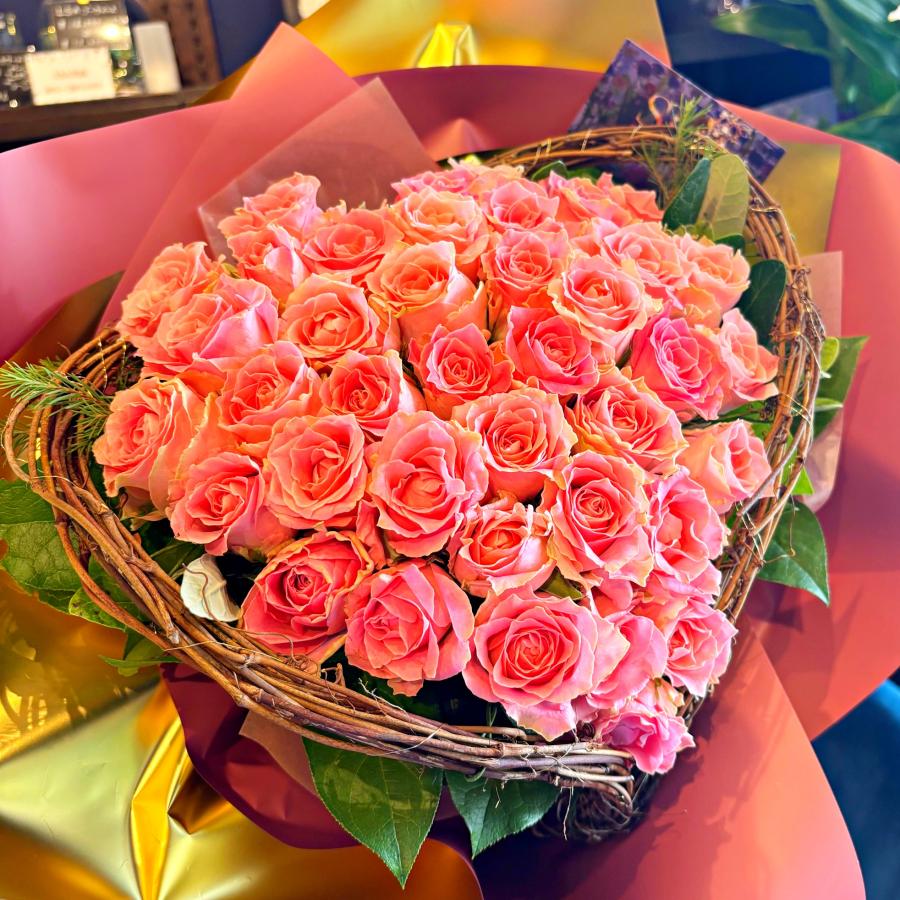 フラワーバレンタイン バラ ハート型 誕生日 花 フラワーギフト 結婚