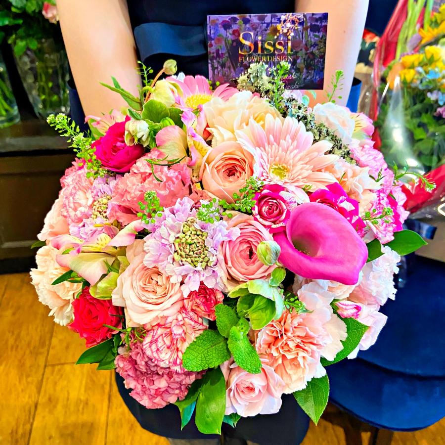 ラウンドアレンジメントL お祝い 誕生日 花 フラワー ギフト