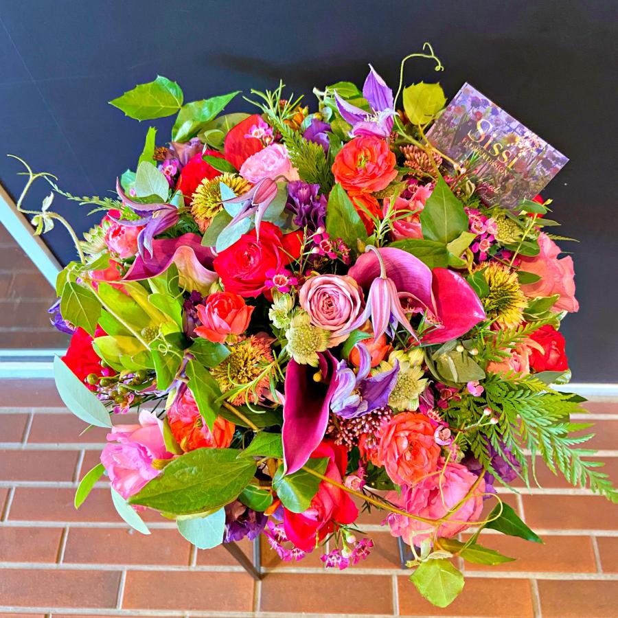 ラウンドアレンジメントM お祝い 誕生日 花 フラワー ギフト