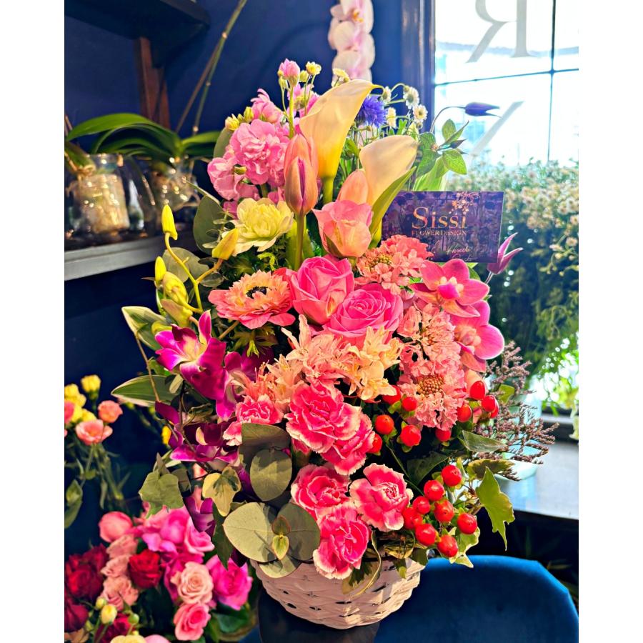 スタンダートアレンジメントSS お祝い 誕生日 花 フラワー ギフト