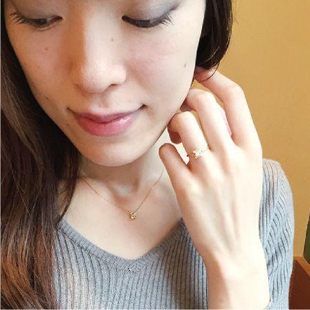 ネックレス K18 18金 ホワイトオパール スクエアネックレス ジュエリー システィーナ Lilico リリコ 春 N001 Sistina ヤフー店 通販 Yahoo ショッピング